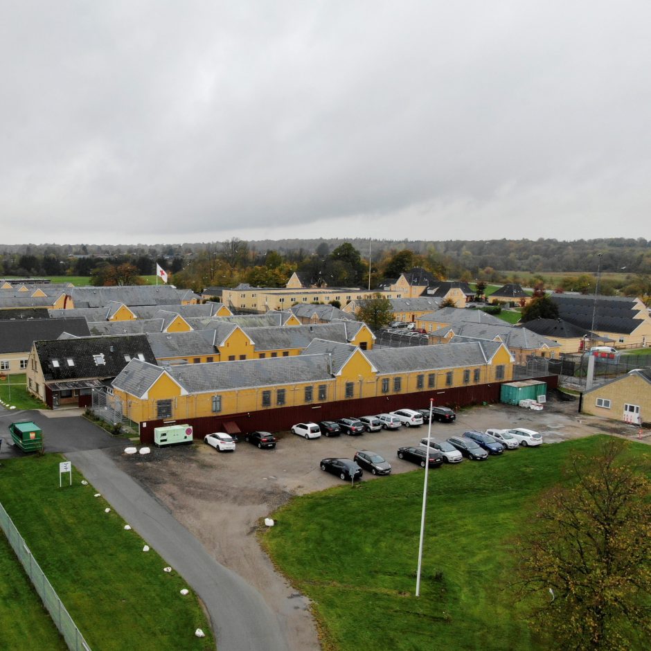 Luftfoto af Ellebæk Udlændingecenter